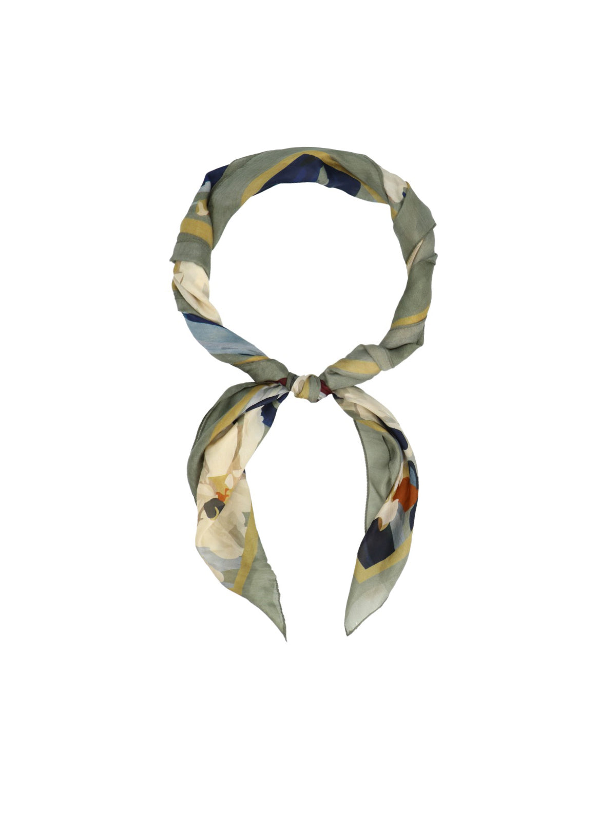 Pañuelo Para Mujer Seda Rkf Silk Flora Scarf Multicolor Rockford Multicolor