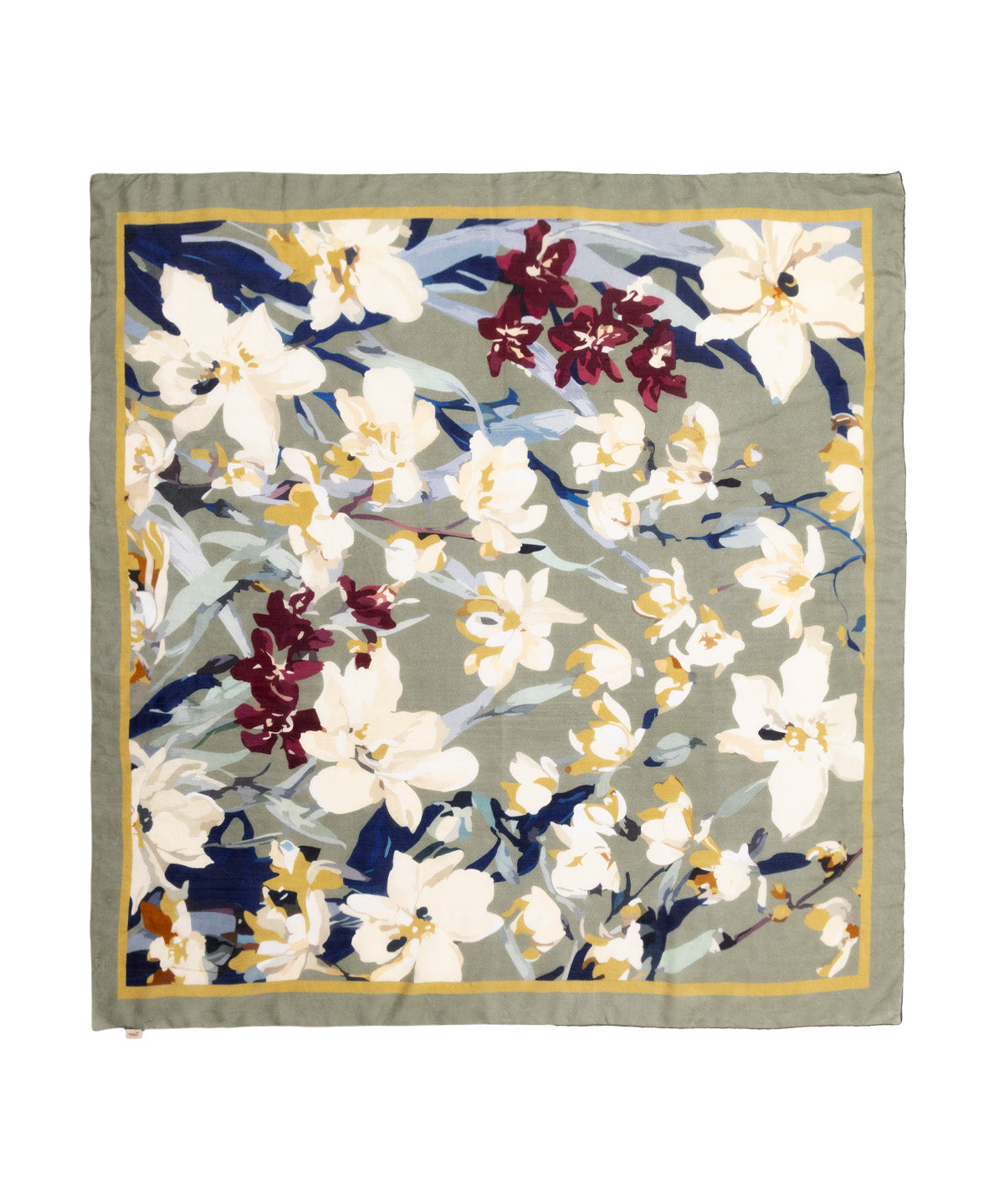 Pañuelo Para Mujer Seda Rkf Silk Flora Scarf Multicolor Rockford Multicolor
