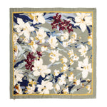 Pañuelo Para Mujer Seda Rkf Silk Flora Scarf Multicolor Rockford Multicolor