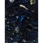 Pañuelo Para Mujer Seda Rkf Silk Laura Scarf Azul Rockford Azul