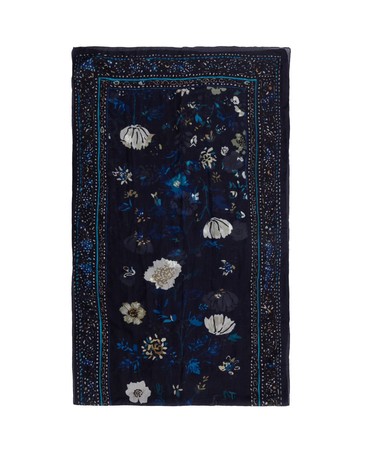 Pañuelo Para Mujer Seda Rkf Silk Laura Scarf Azul Rockford Azul