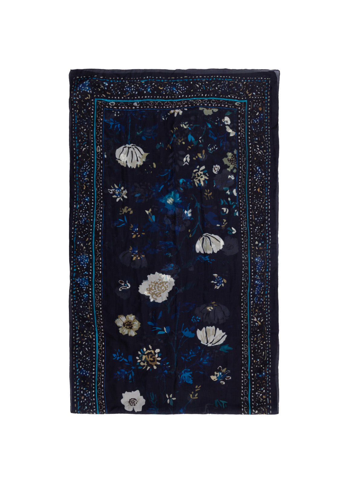 Pañuelo Para Mujer Seda Rkf Silk Laura Scarf Azul Rockford Azul