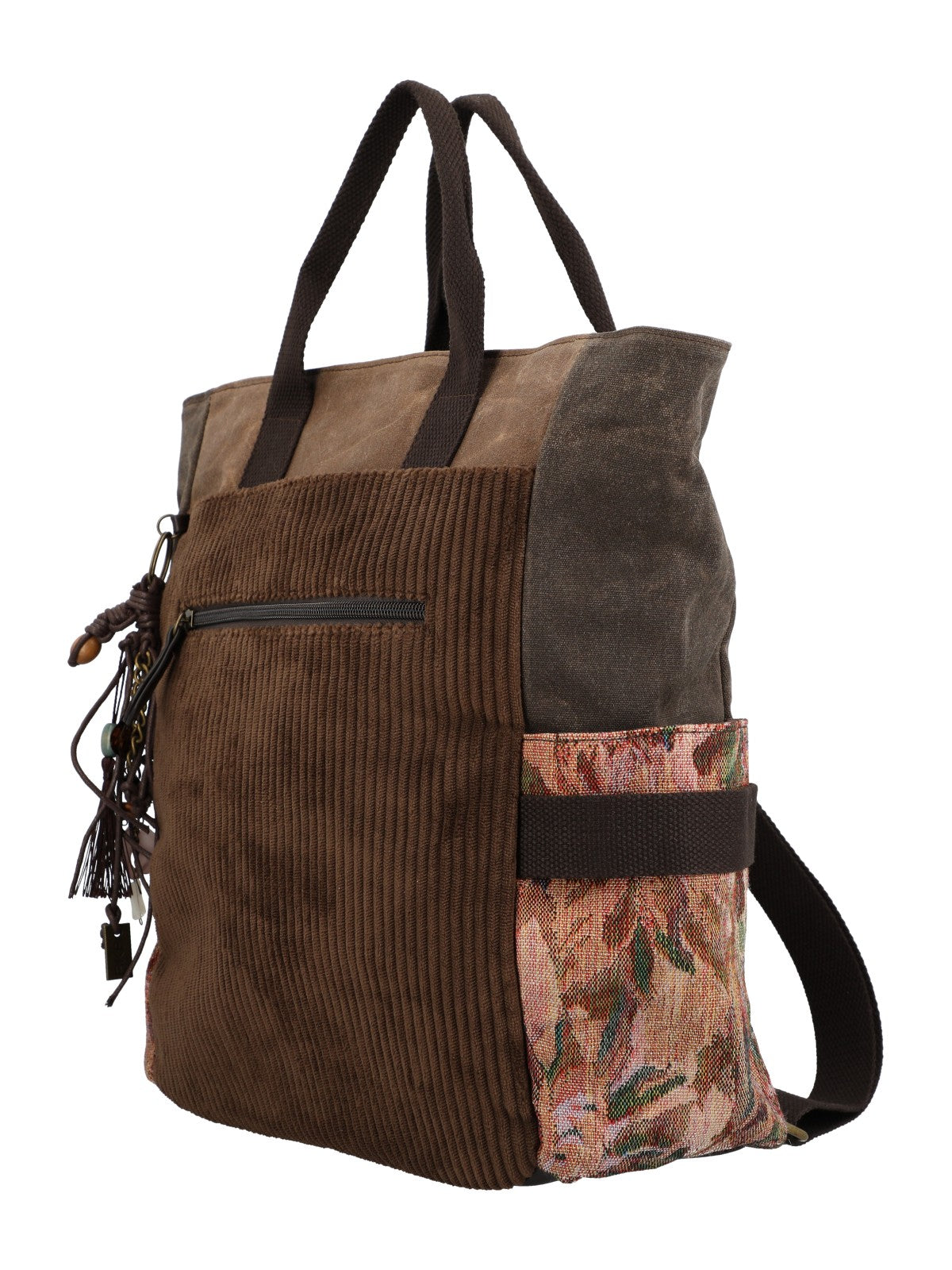 Mochila Para Mujer Textil Itzel Back Marrón Rockford Marrón