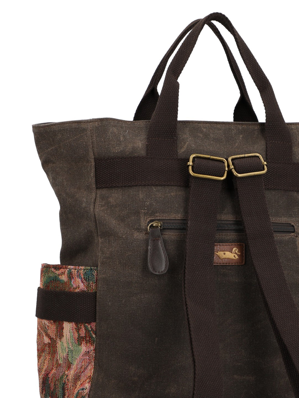 Mochila Para Mujer Textil Itzel Back Marrón Rockford Marrón