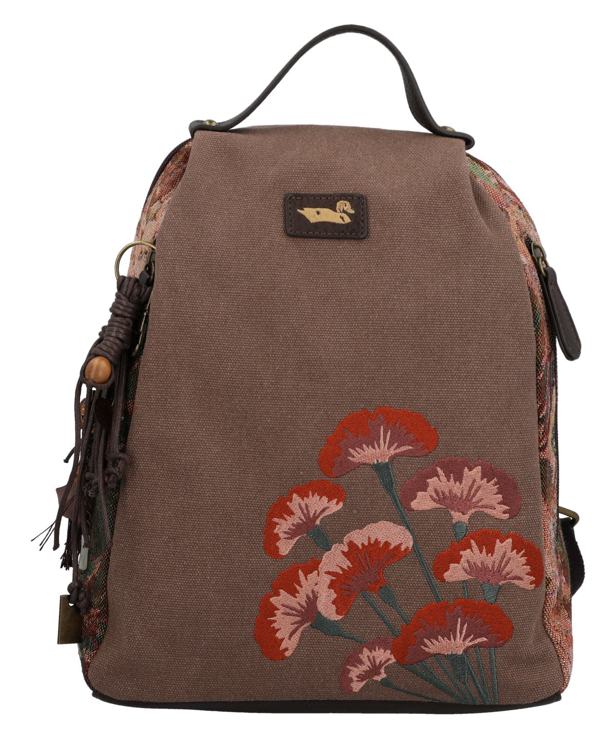Mochila Para Mujer Textil Joint Back Marrón Rockford Marrón