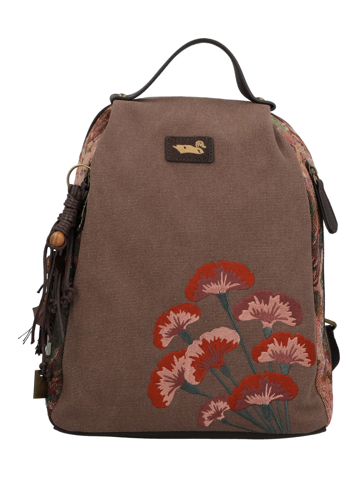 Mochila Para Mujer Textil Joint Back Marrón Rockford Marrón