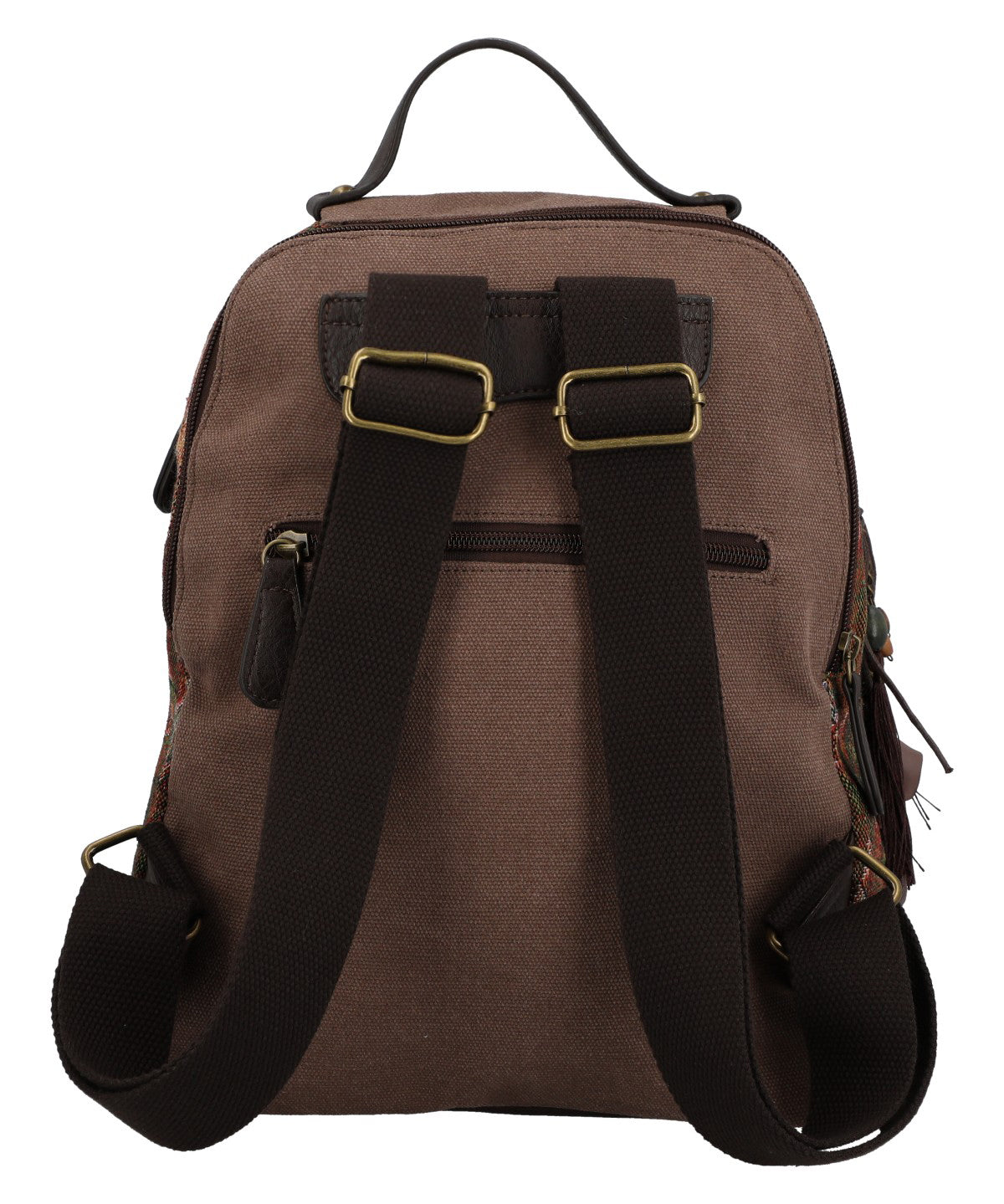 Mochila Para Mujer Textil Joint Back Marrón Rockford Marrón