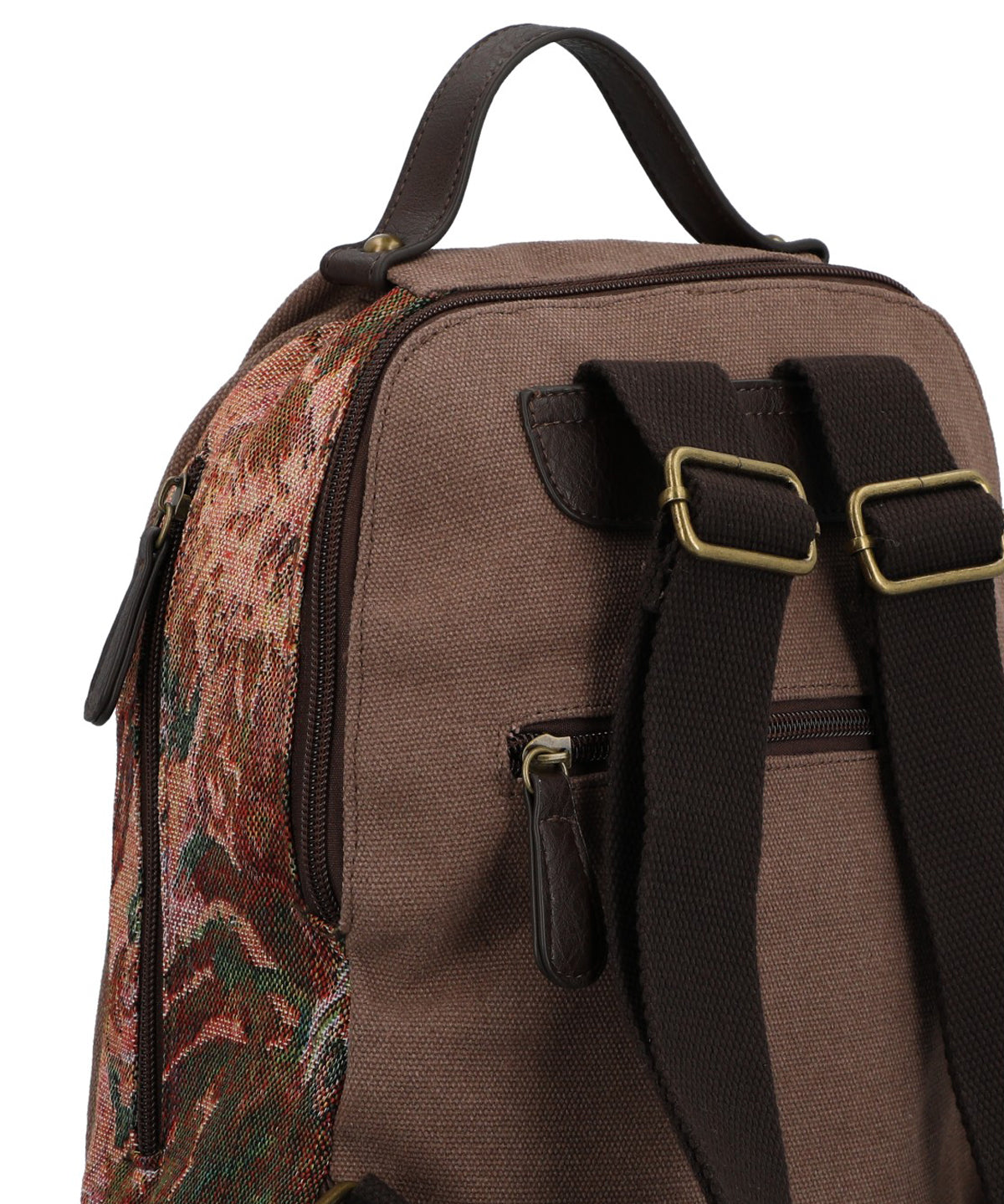 Mochila Para Mujer Textil Joint Back Marrón Rockford Marrón