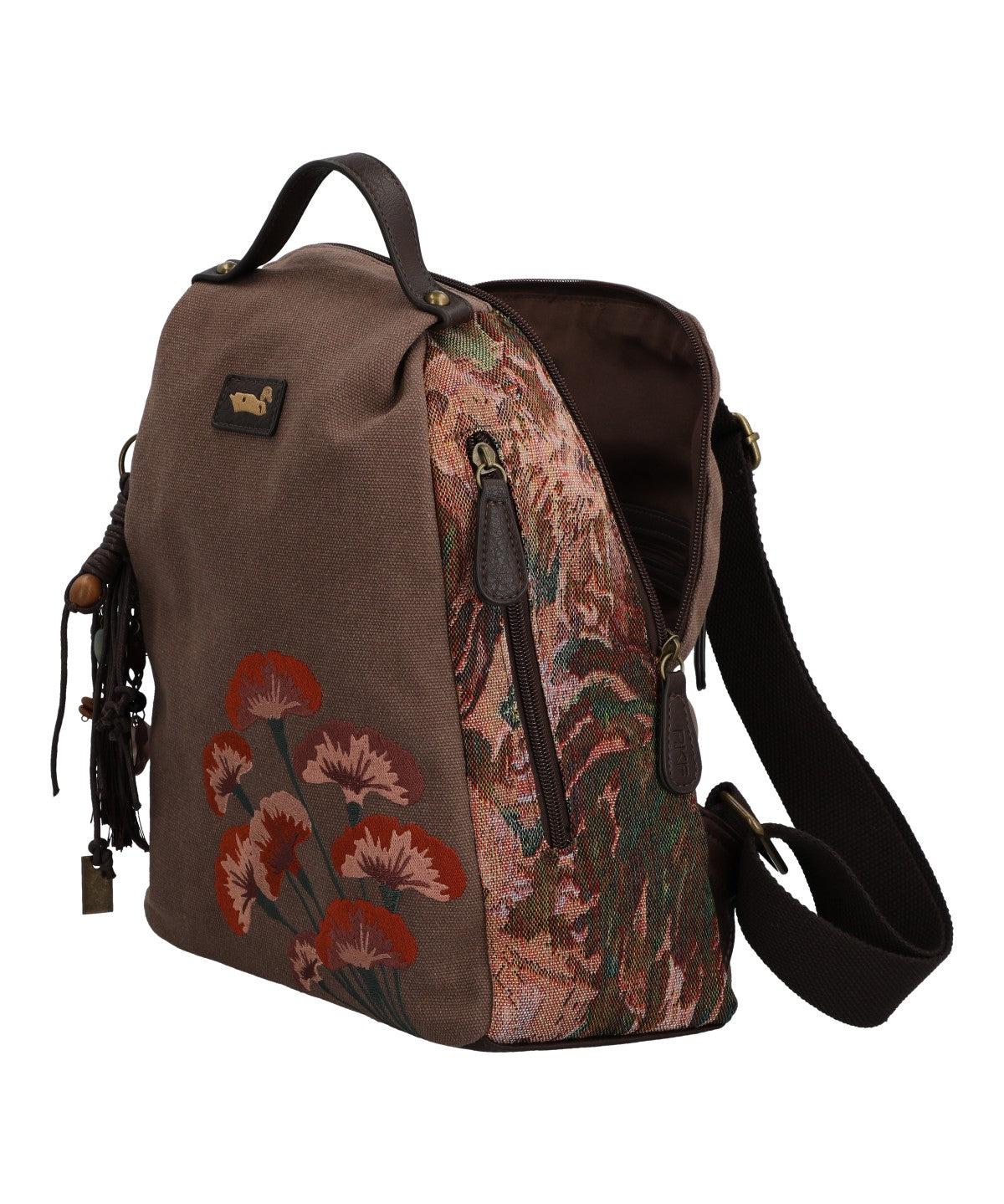 Mochila Para Mujer Textil Joint Back Marrón Rockford Marrón