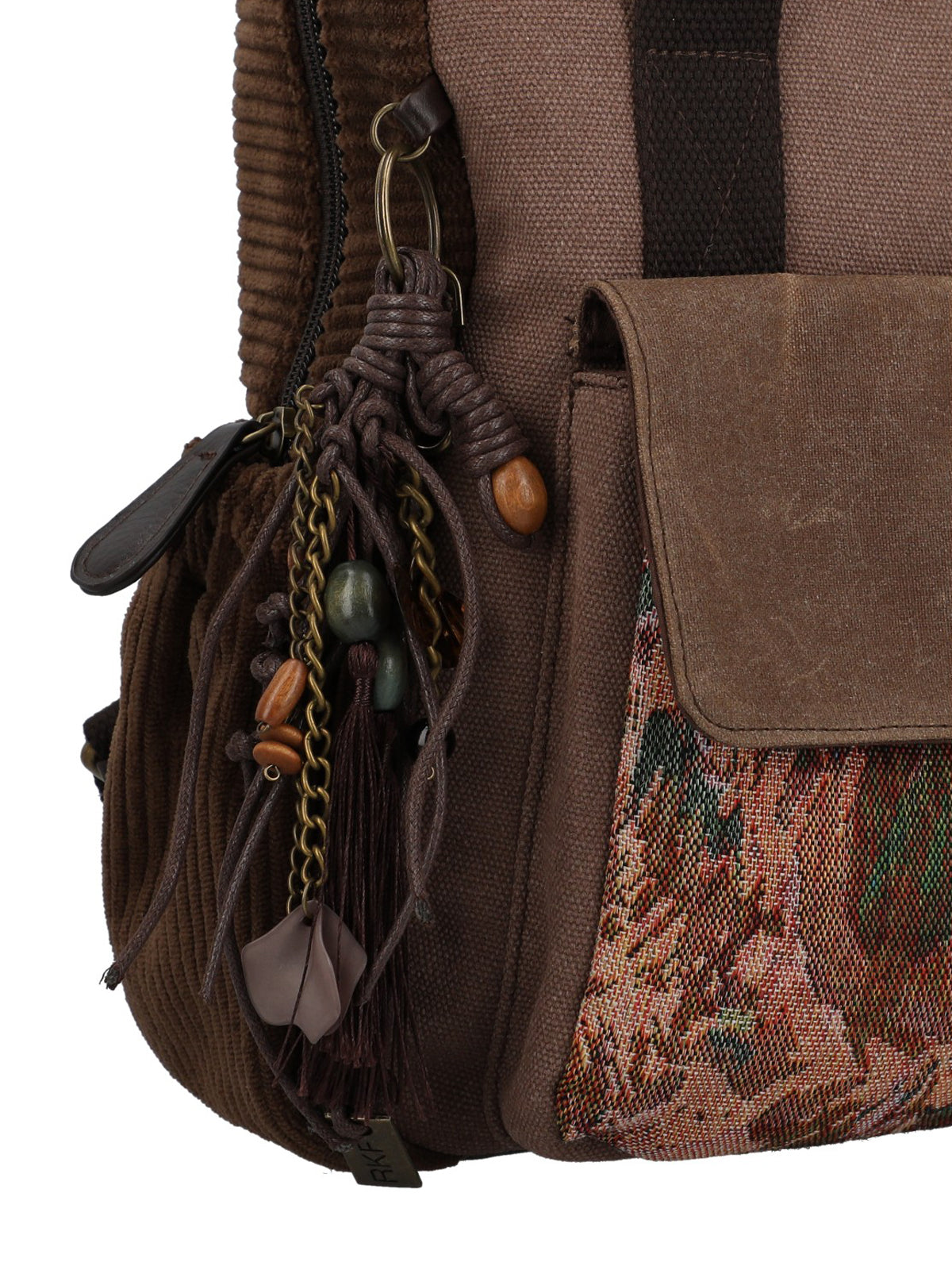 Mochila Para Mujer Textil Kawes Back Marrón Rockford Marrón
