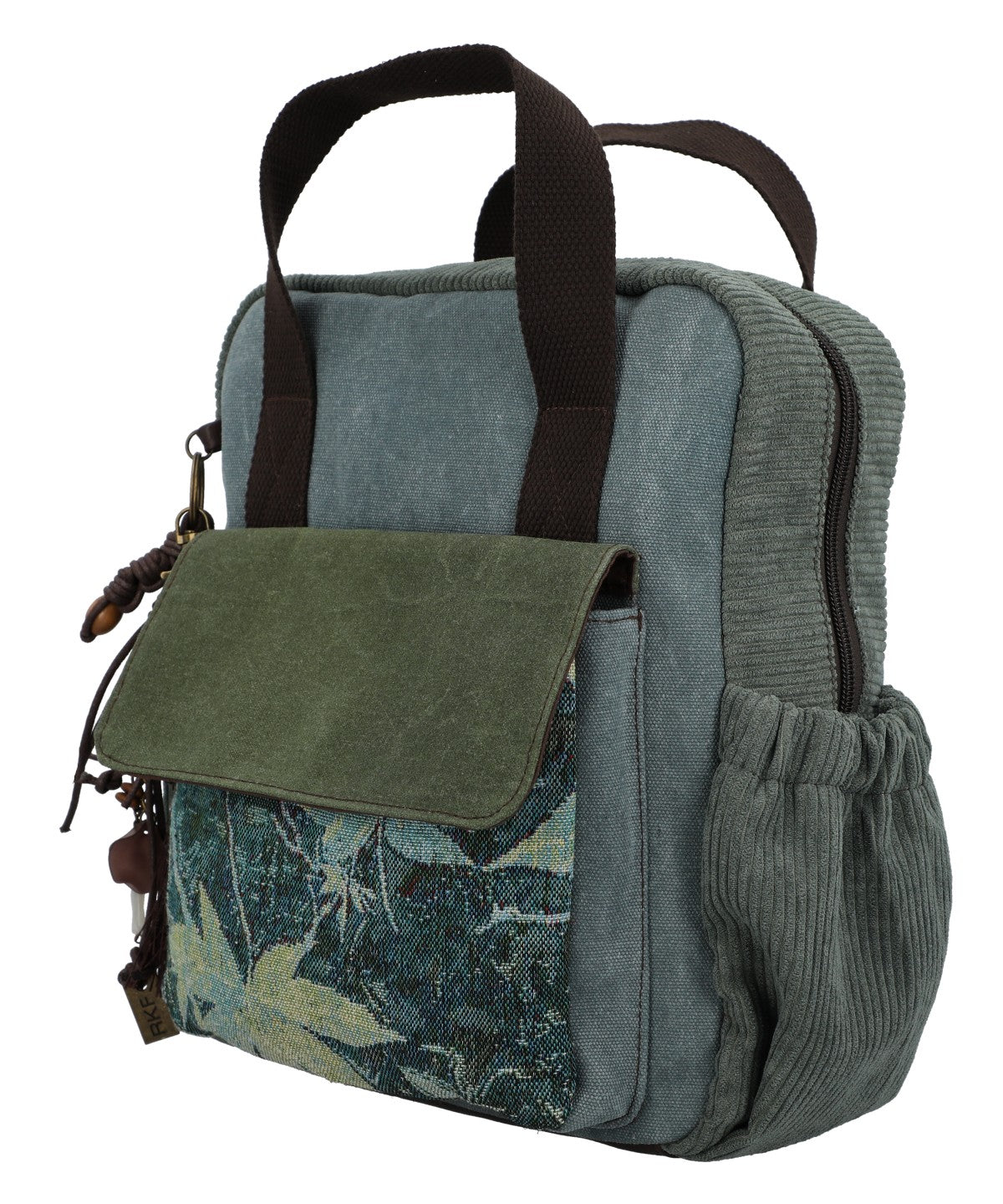 Mochila Para Mujer Textil Kawes Back Verde Rockford Verde