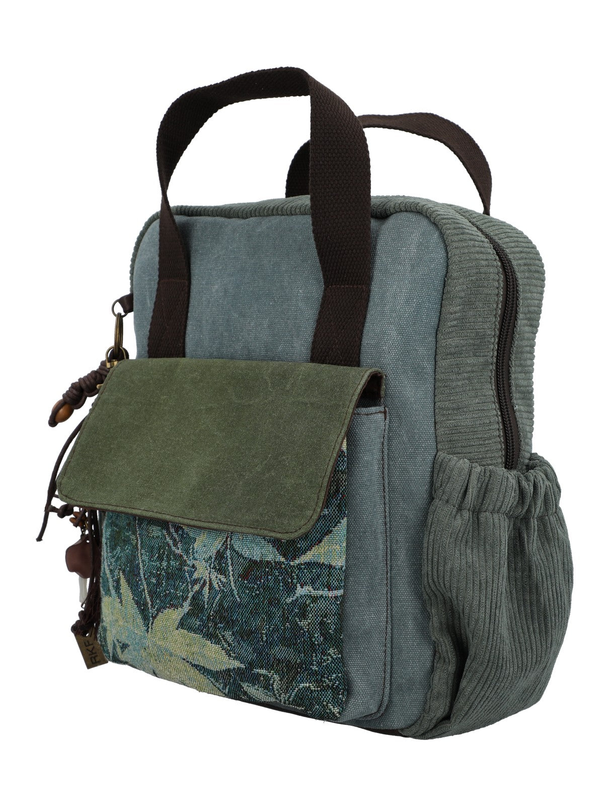 Mochila Para Mujer Textil Kawes Back Verde Rockford Verde