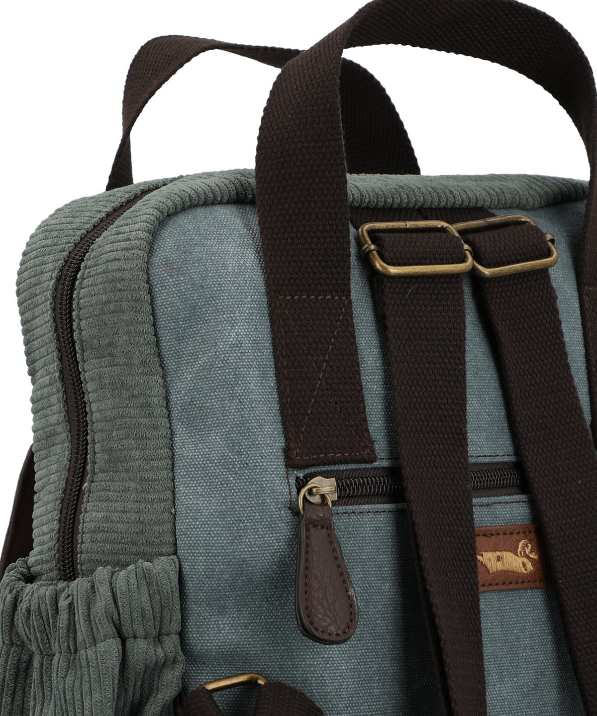 Mochila Para Mujer Textil Kawes Back Verde Rockford Verde