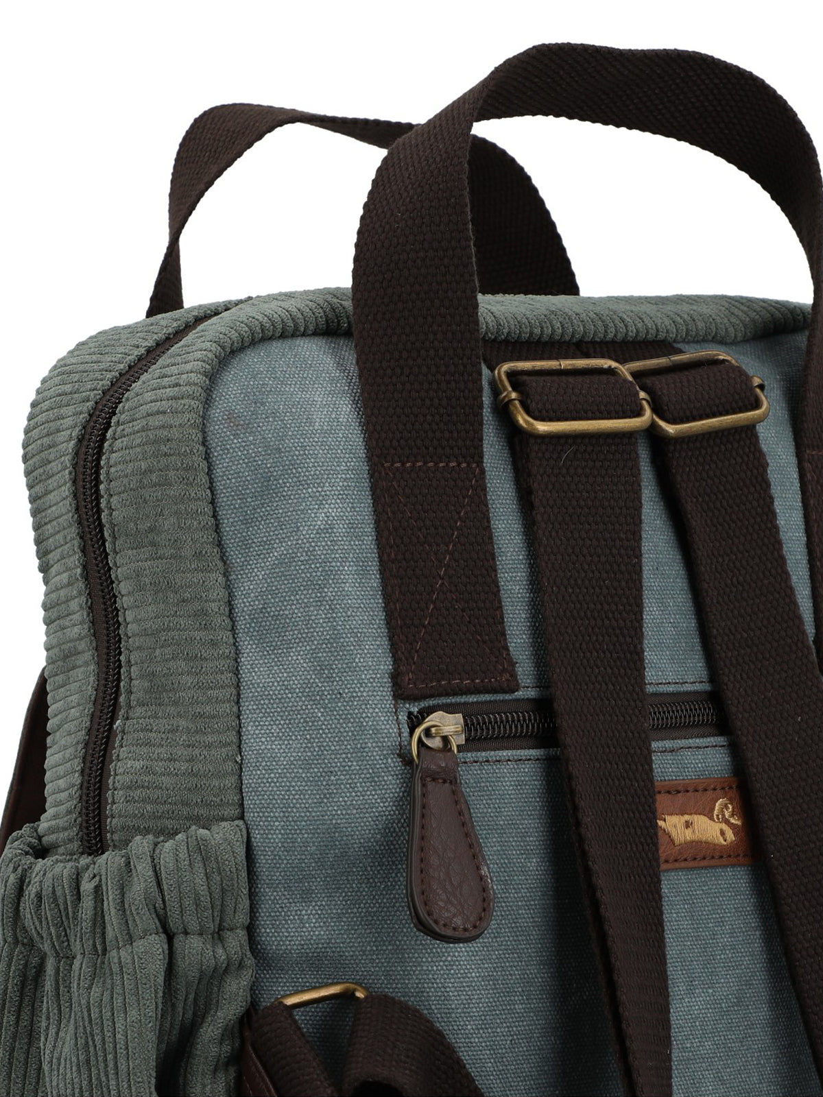 Mochila Para Mujer Textil Kawes Back Verde Rockford Verde