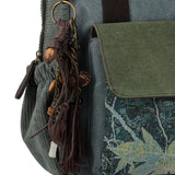 Mochila Para Mujer Textil Kawes Back Verde Rockford Verde