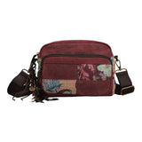 Cartera Para Mujer Textil Kaur Cross Marrón Rockford Marrón