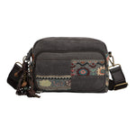 Cartera Para Mujer Textil Kaur Cross Gris Rockford Gris