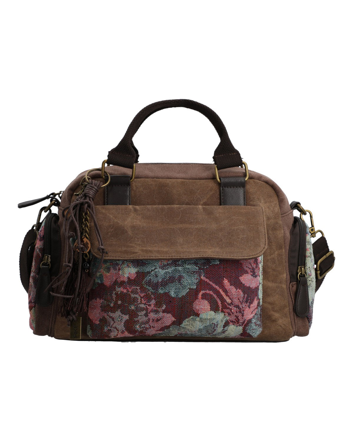 Cartera Para Mujer Textil Tzeltal Bag Marrón Rockford Marrón