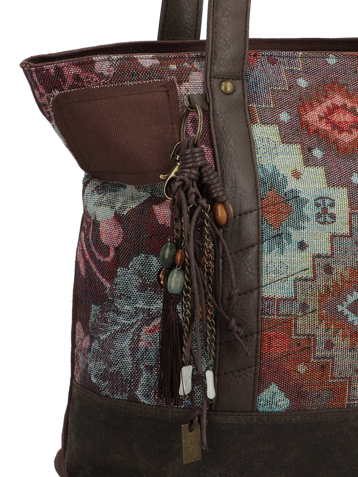 Mochila Para Mujer Textil Fauii Tote Marrón Rockford Marrón