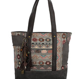 Cartera Para Mujer Textil Fauii Tote Gris Rockford Gris
