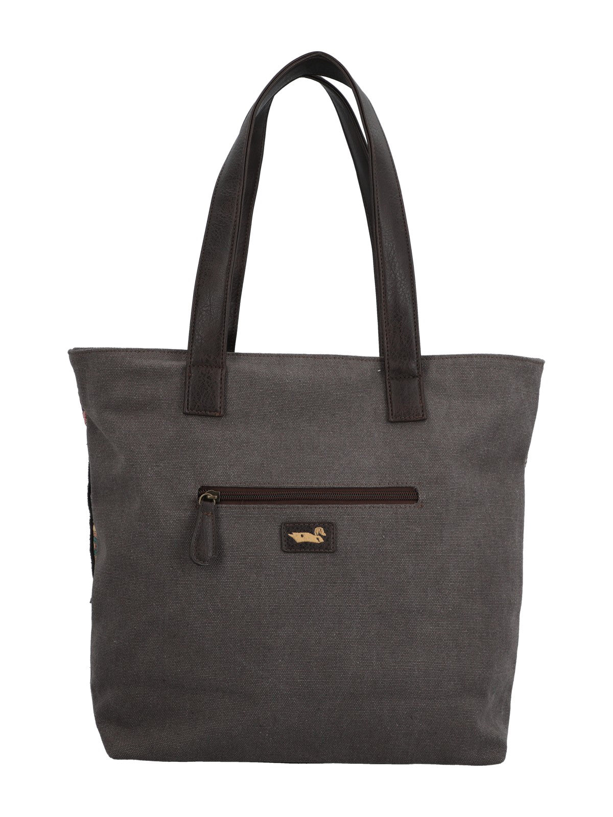 Cartera Para Mujer Textil Fauii Tote Gris Rockford Gris