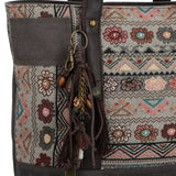 Cartera Para Mujer Textil Fauii Tote Gris Rockford Gris