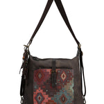 Cartera Para Mujer Textil Inti Hobo Marrón Rockford Marrón