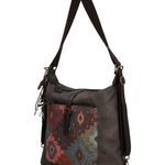 Cartera Para Mujer Textil Inti Hobo Marrón Rockford Marrón