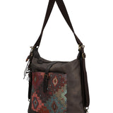 Cartera Para Mujer Textil Inti Hobo Marrón Rockford Marrón