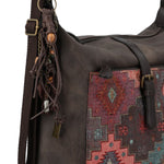 Cartera Para Mujer Textil Inti Hobo Marrón Rockford Marrón
