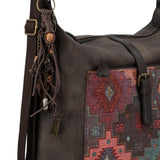 Cartera Para Mujer Textil Inti Hobo Marrón Rockford Marrón