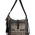Cartera Para Mujer Textil Inti Hobo Gris Rockford Gris