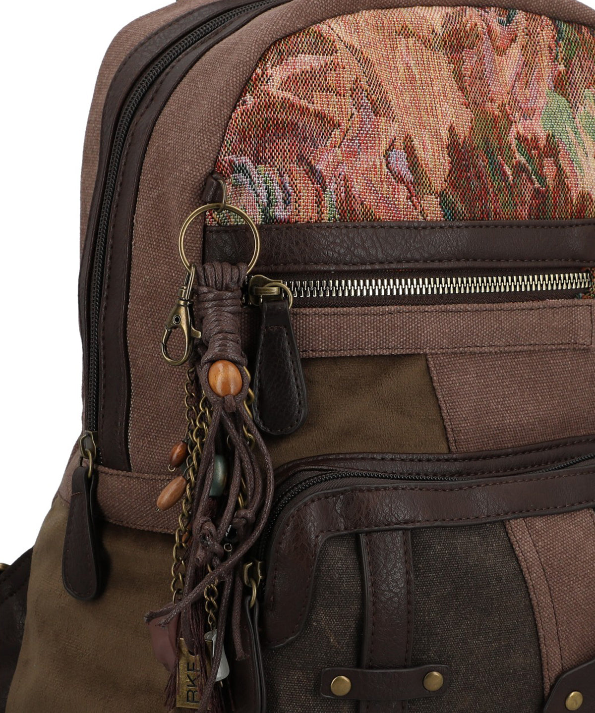 Mochila Para Mujer Textil Carmin Back Marrón Rockford Marrón