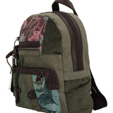 Mochila Para Mujer Textil Carmin Back Verde Rockford Verde