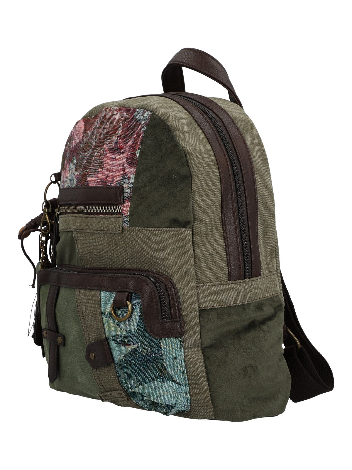 Mochila Para Mujer Textil Carmin Back Verde Rockford Verde