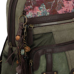 Mochila Para Mujer Textil Carmin Back Verde Rockford Verde
