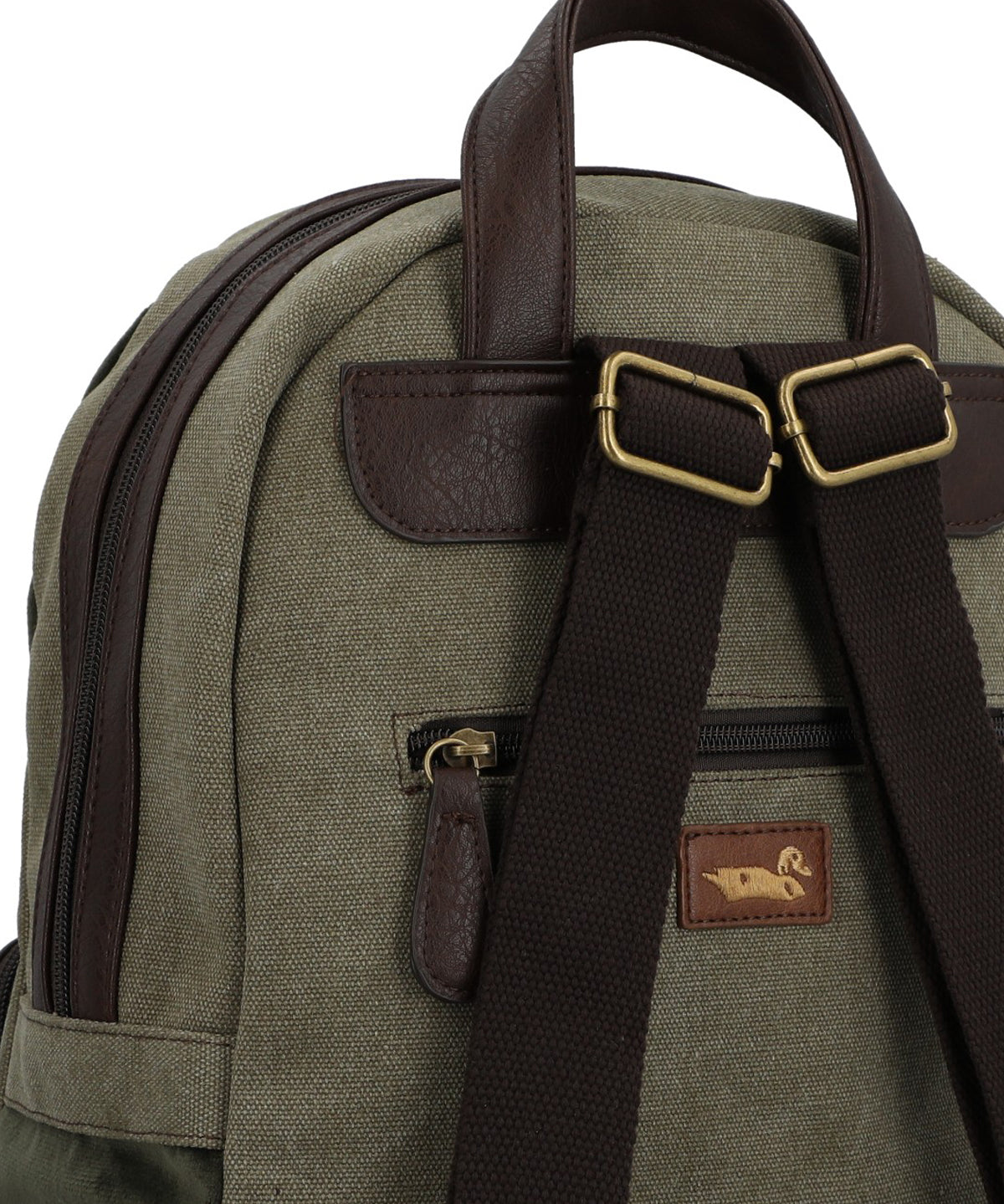 Mochila Para Mujer Textil Carmin Back Verde Rockford Verde