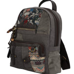 Mochila Para Mujer Textil Carmin Back Gris Rockford Gris