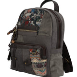 Mochila Para Mujer Textil Carmin Back Gris Rockford Gris