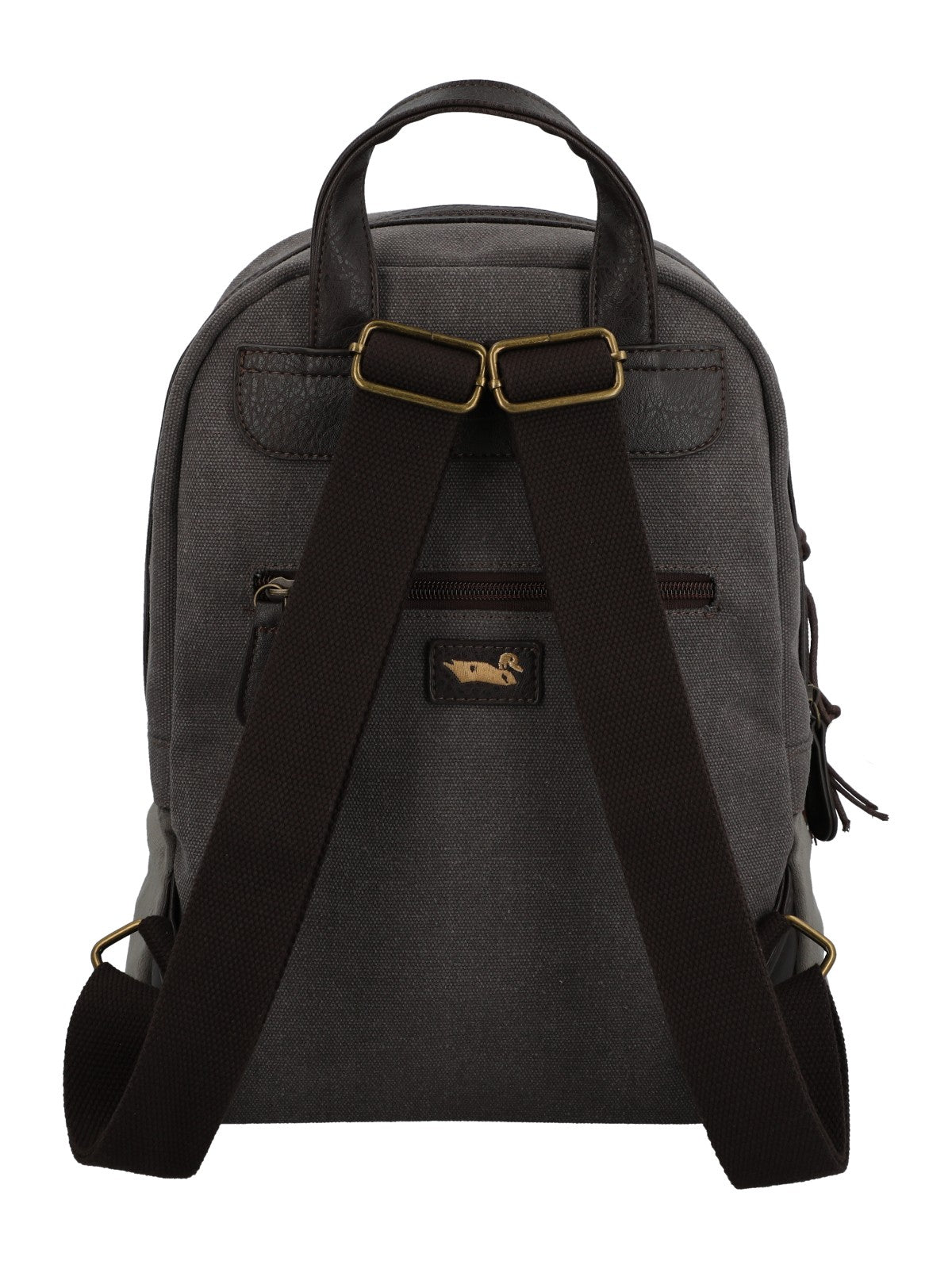 Mochila Para Mujer Textil Carmin Back Gris Rockford Gris