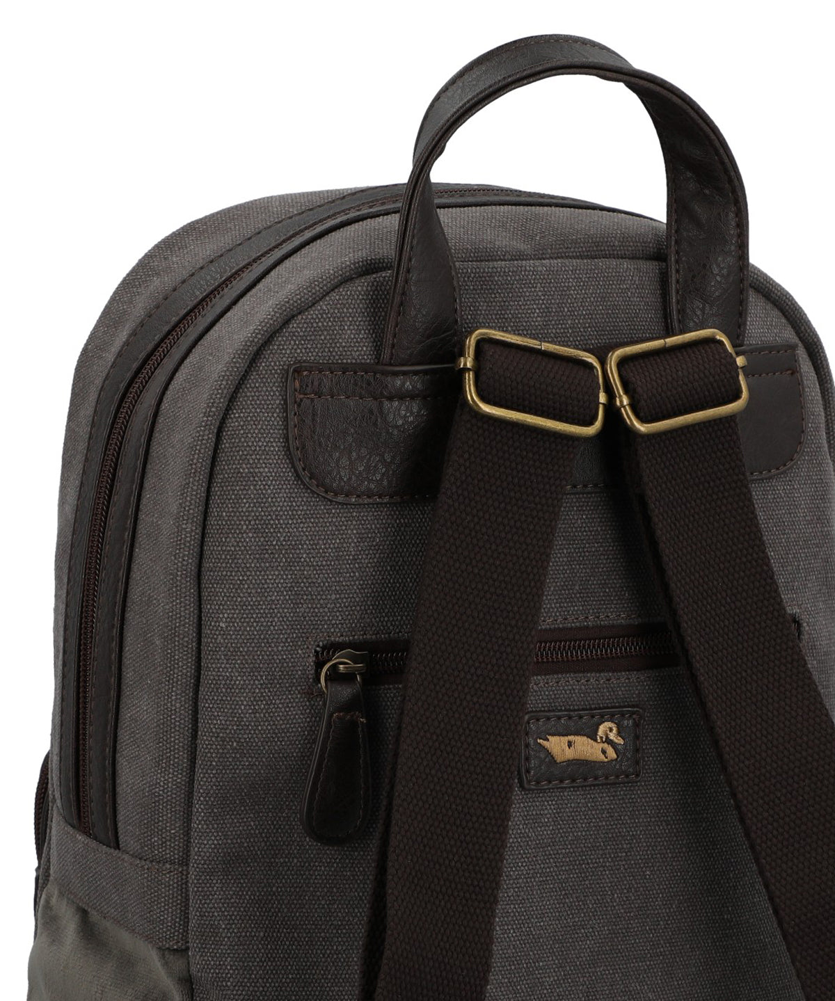 Mochila Para Mujer Textil Carmin Back Gris Rockford Gris