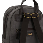 Mochila Para Mujer Textil Carmin Back Gris Rockford Gris