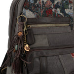 Mochila Para Mujer Textil Carmin Back Gris Rockford Gris
