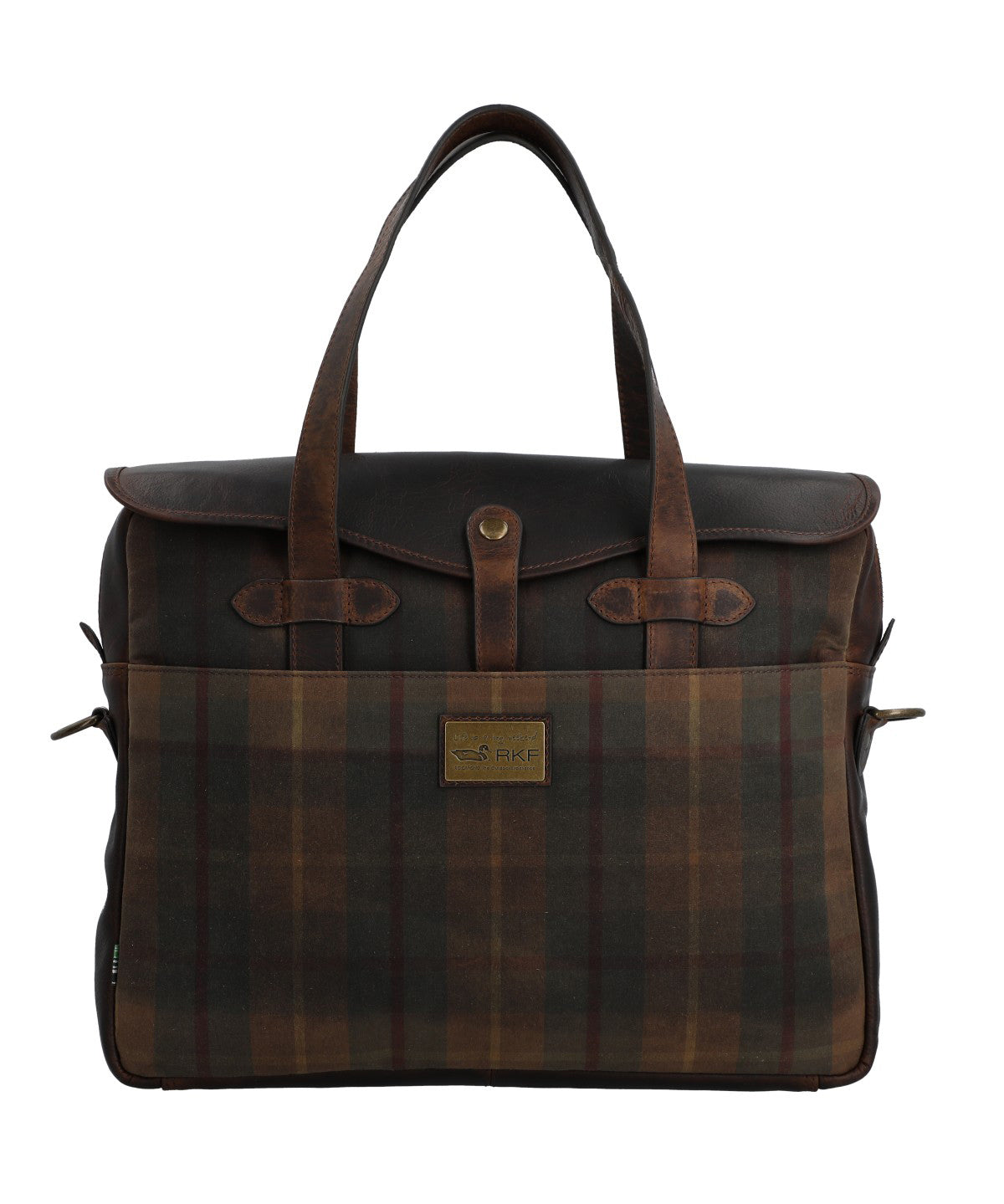 Maletín Unisex Canvas Engrasado Inglés Y Cuero Uk Cambridge Bag Marrón Rockford Marrón