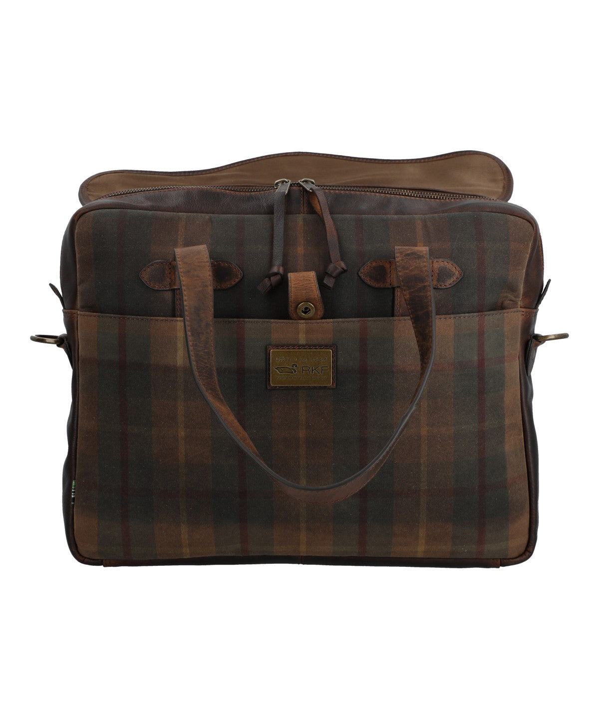 Maletín Unisex Canvas Engrasado Inglés Y Cuero Uk Cambridge Bag Marrón Rockford Marrón