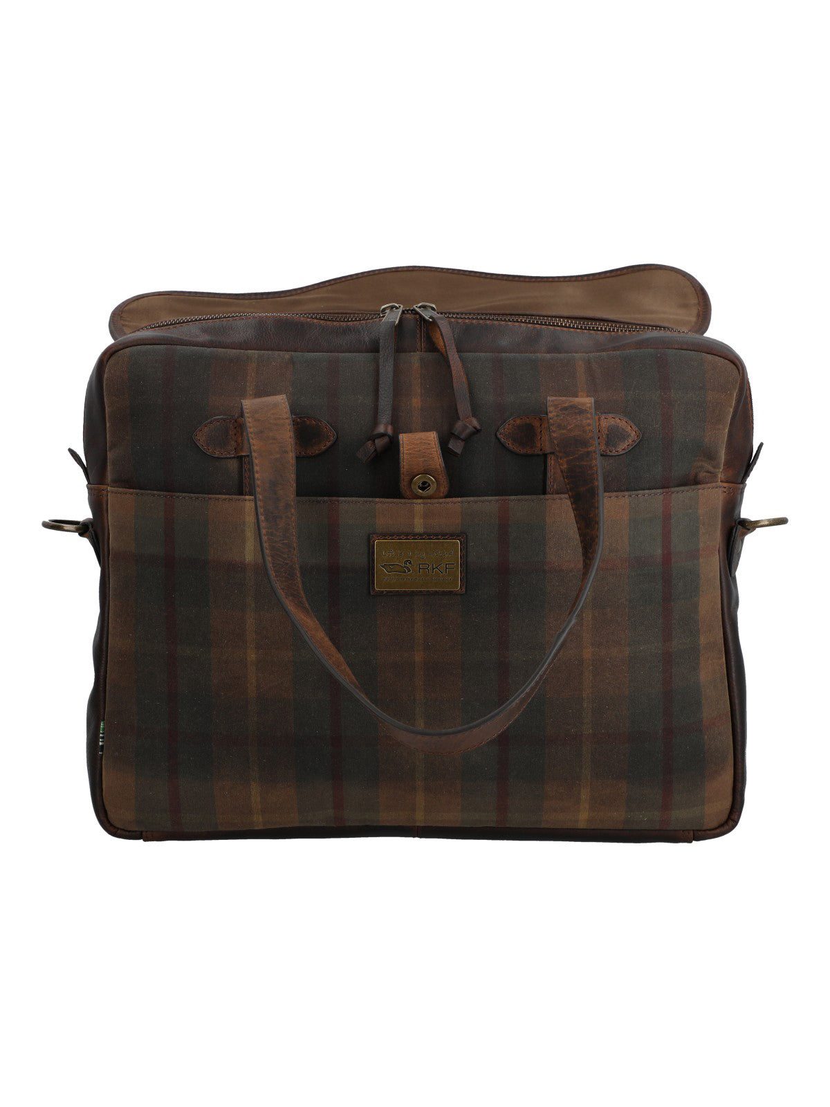 Maletín Unisex Canvas Engrasado Inglés Y Cuero Uk Cambridge Bag Marrón Rockford Marrón