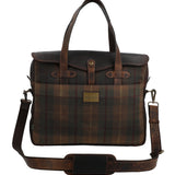 Maletín Unisex Canvas Engrasado Inglés Y Cuero Uk Cambridge Bag Marrón Rockford Marrón