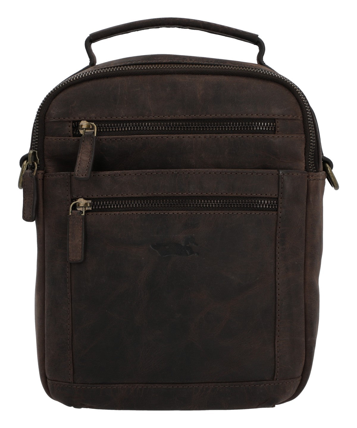 Maletín Unisex Cuero Ks Russell Cross Marrón Rockford Marrón