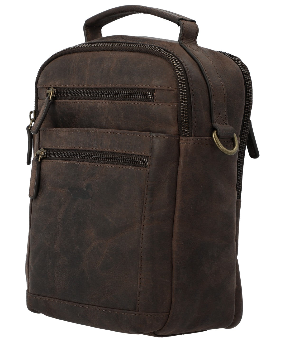 Maletín Unisex Cuero Ks Russell Cross Marrón Rockford Marrón