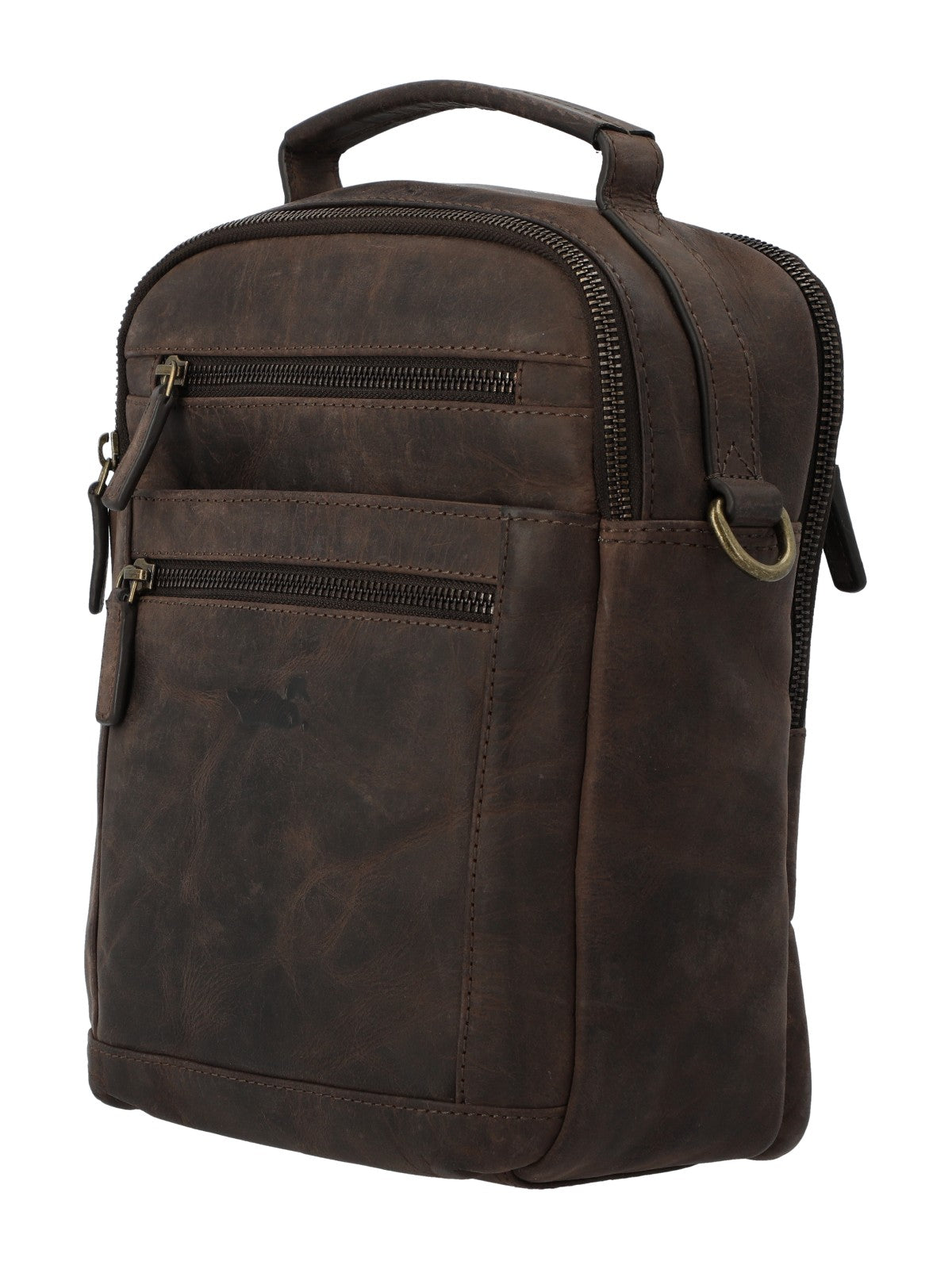 Maletín Unisex Cuero Ks Russell Cross Marrón Rockford Marrón